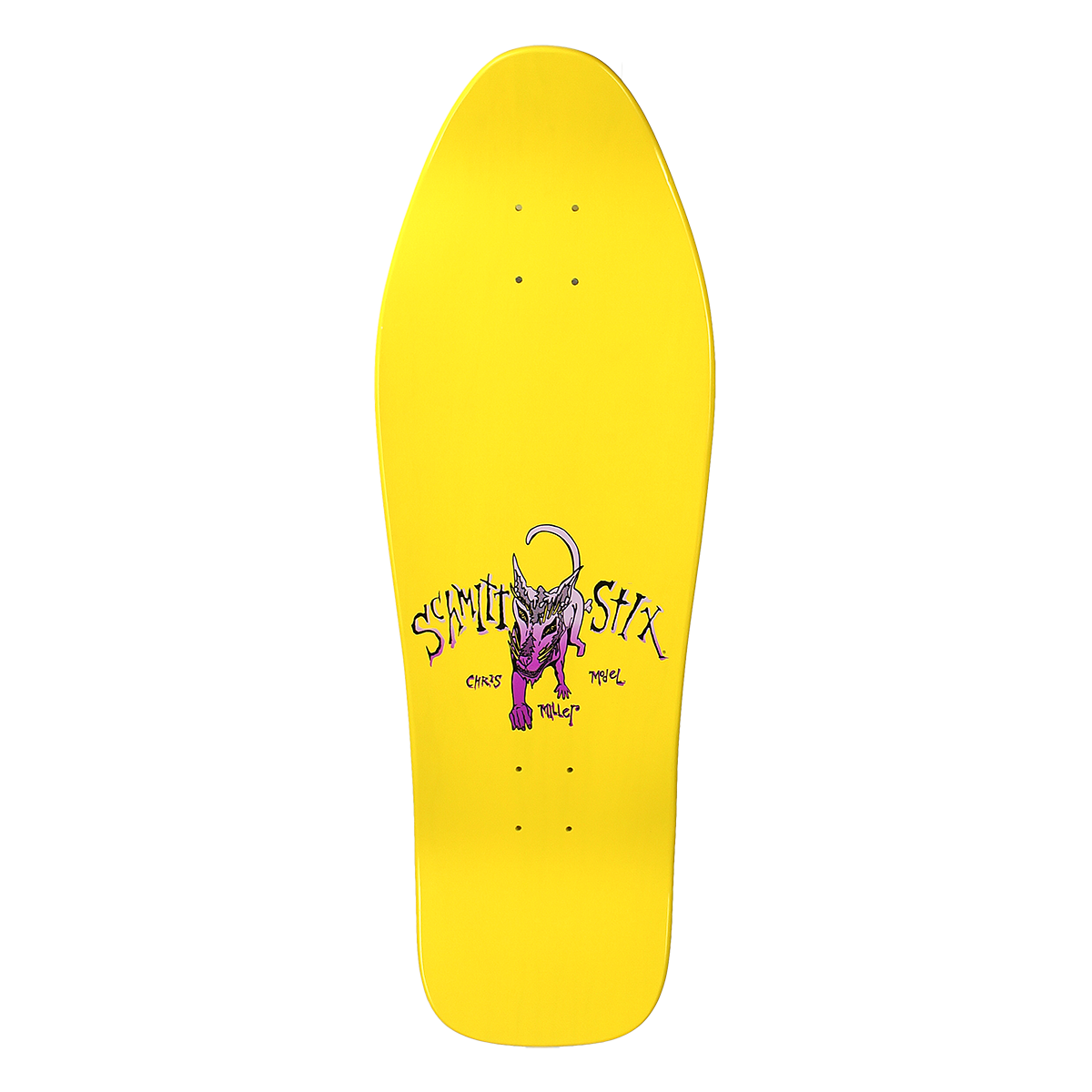 Schmitt Stix Chris Miller Dog Large 10" Skateboard Deck