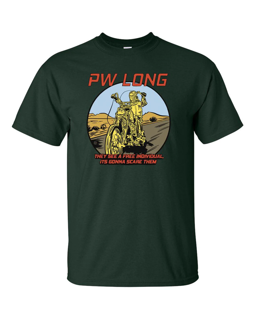 P.W. Long "Easy Rider" T-Shirt Design By Brian Walsby