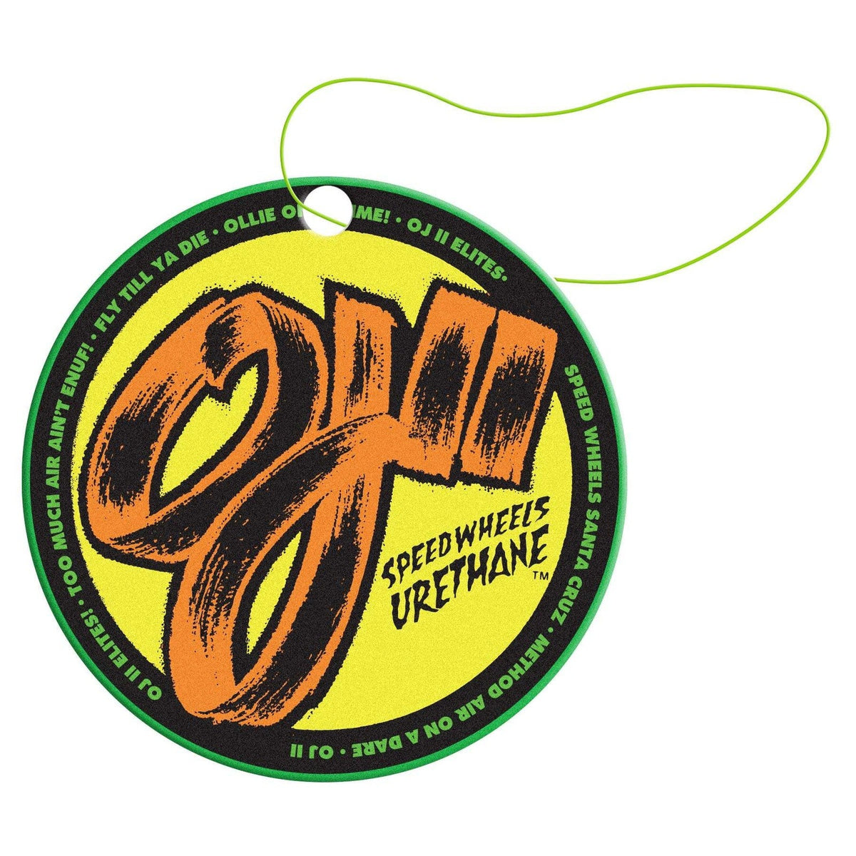 OJ X Santa Cruz Flame Dot Super Juice Black 60mm 78A Skateboard Wheels