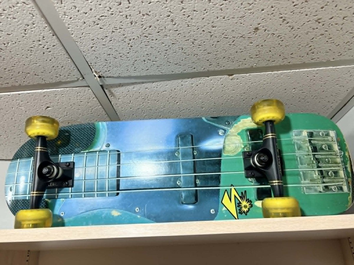 Element Bad Brains "Bass Guitar" 9.5" Slightly Used Complete Skateboard