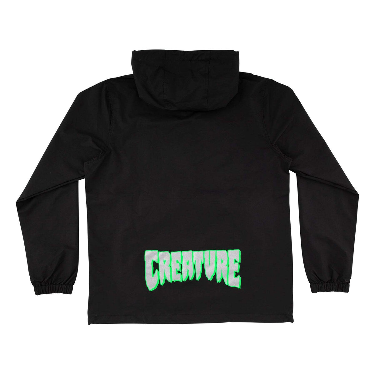 Creature Patent Hooded Windbreaker