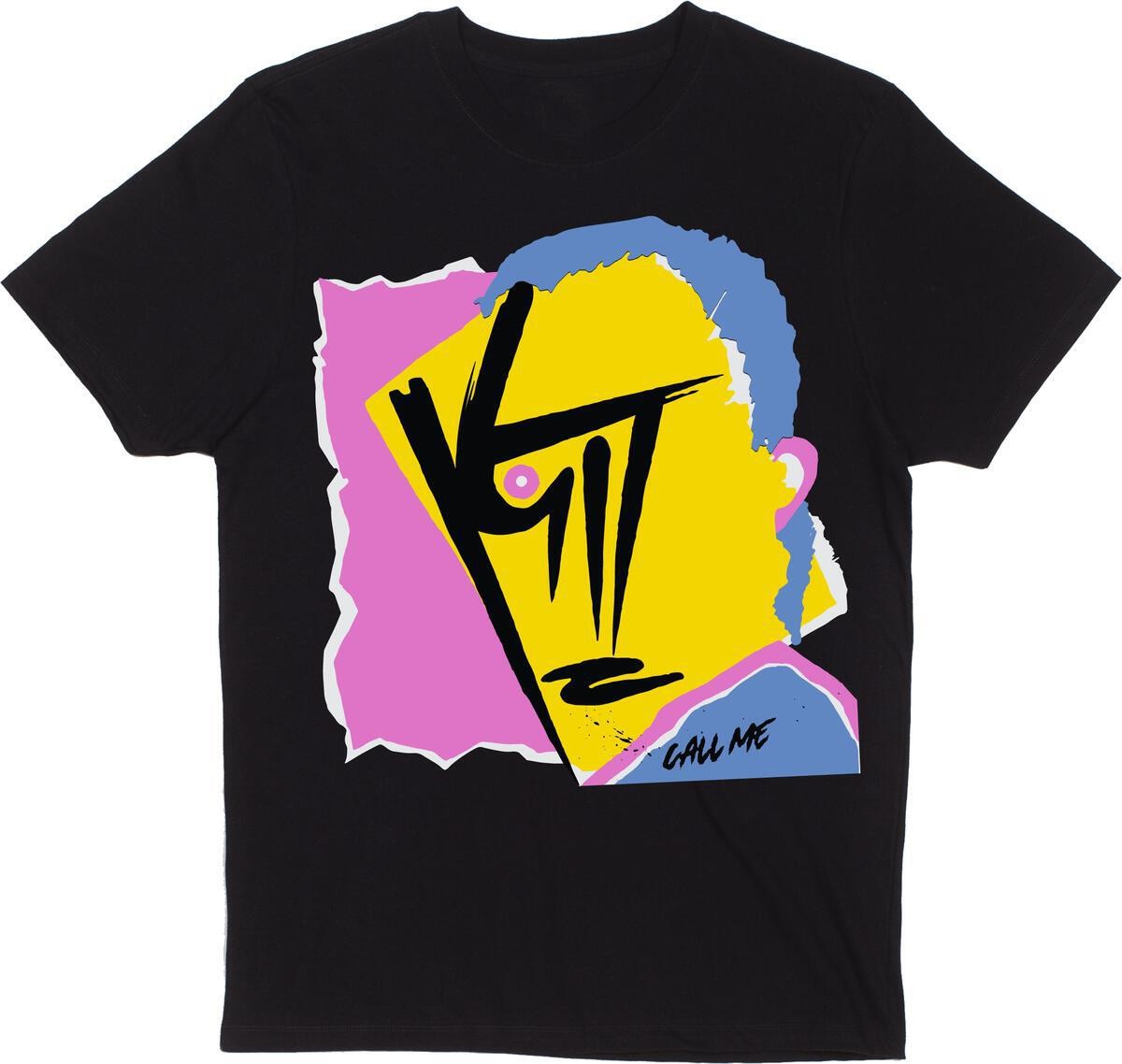 Call Me 917 "Data Xtc" Black S/S T-Shirt
