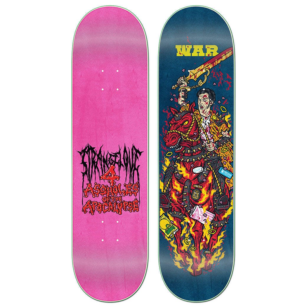 Strangelove Todd Bratrud "War" 8.625" Skateboard Deck