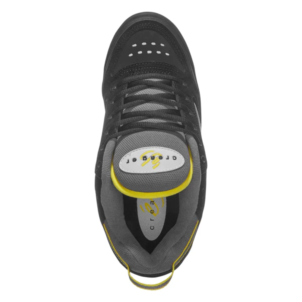 És The Creager Black/Grey Skateboard Shoes