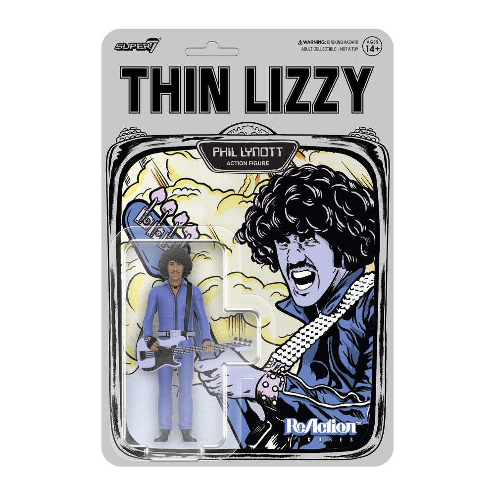 Super7 X Thin Lizzy Phil Lynott (Jailbreak) Reaction Figure