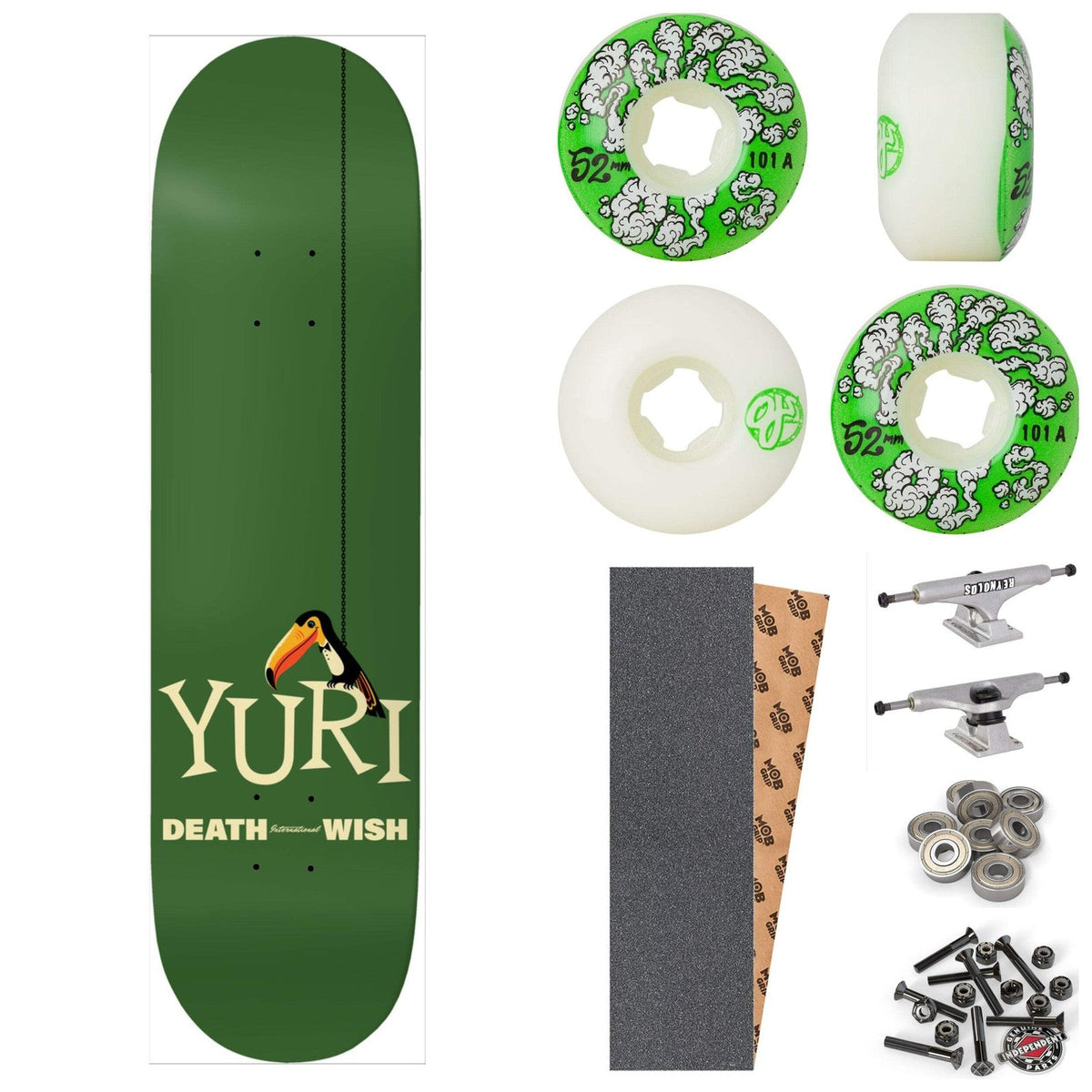 Deathwish Yuri Facchini Tropipop 8.25" Complete Skateboard