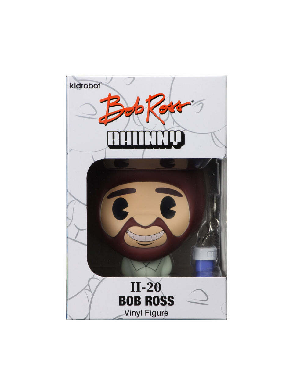 Kidrobot X Bob Ross Bhunny 4" Vinyl Figure