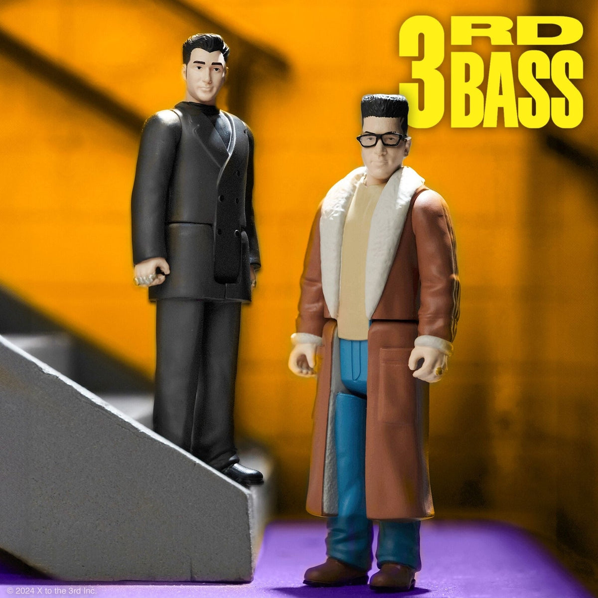 Super7 X 3rd Bass 2-Pack Reaction Figures