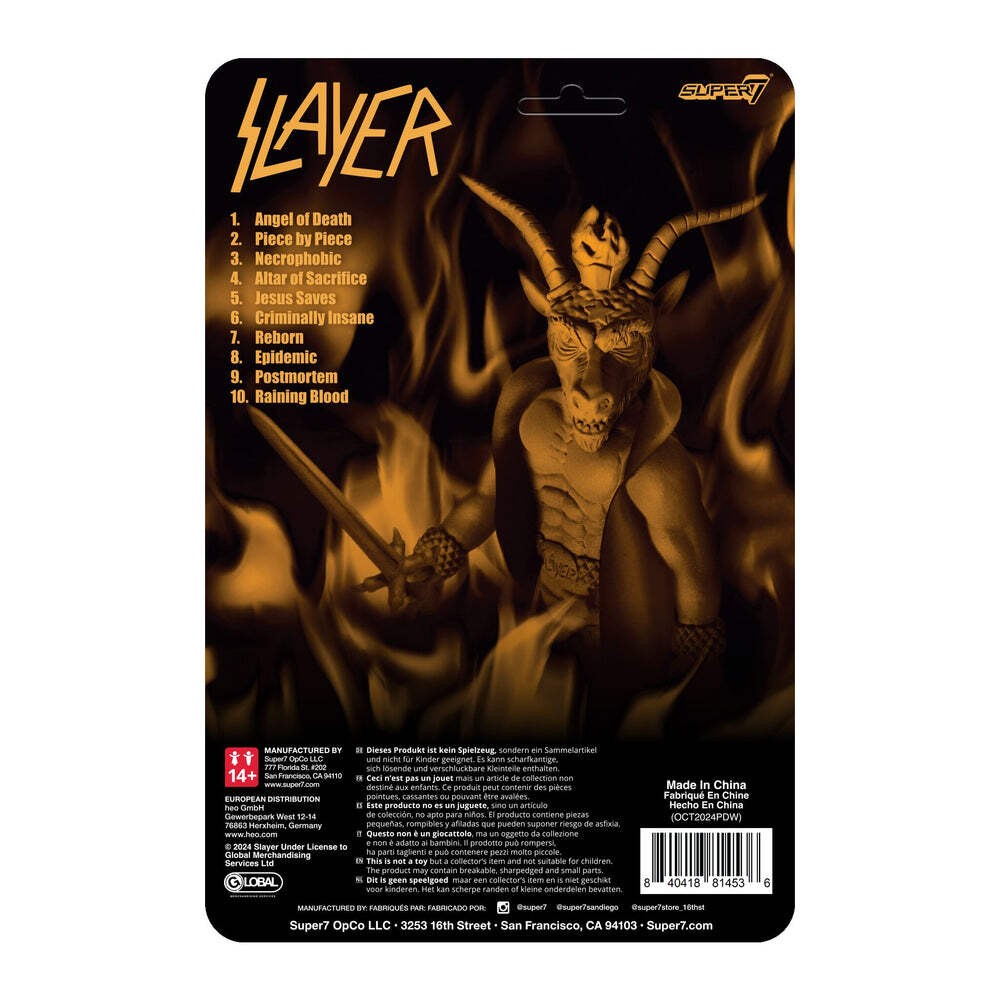 Super7 X Slayer - Minotaur (Reign In Blood) Reaction Figure