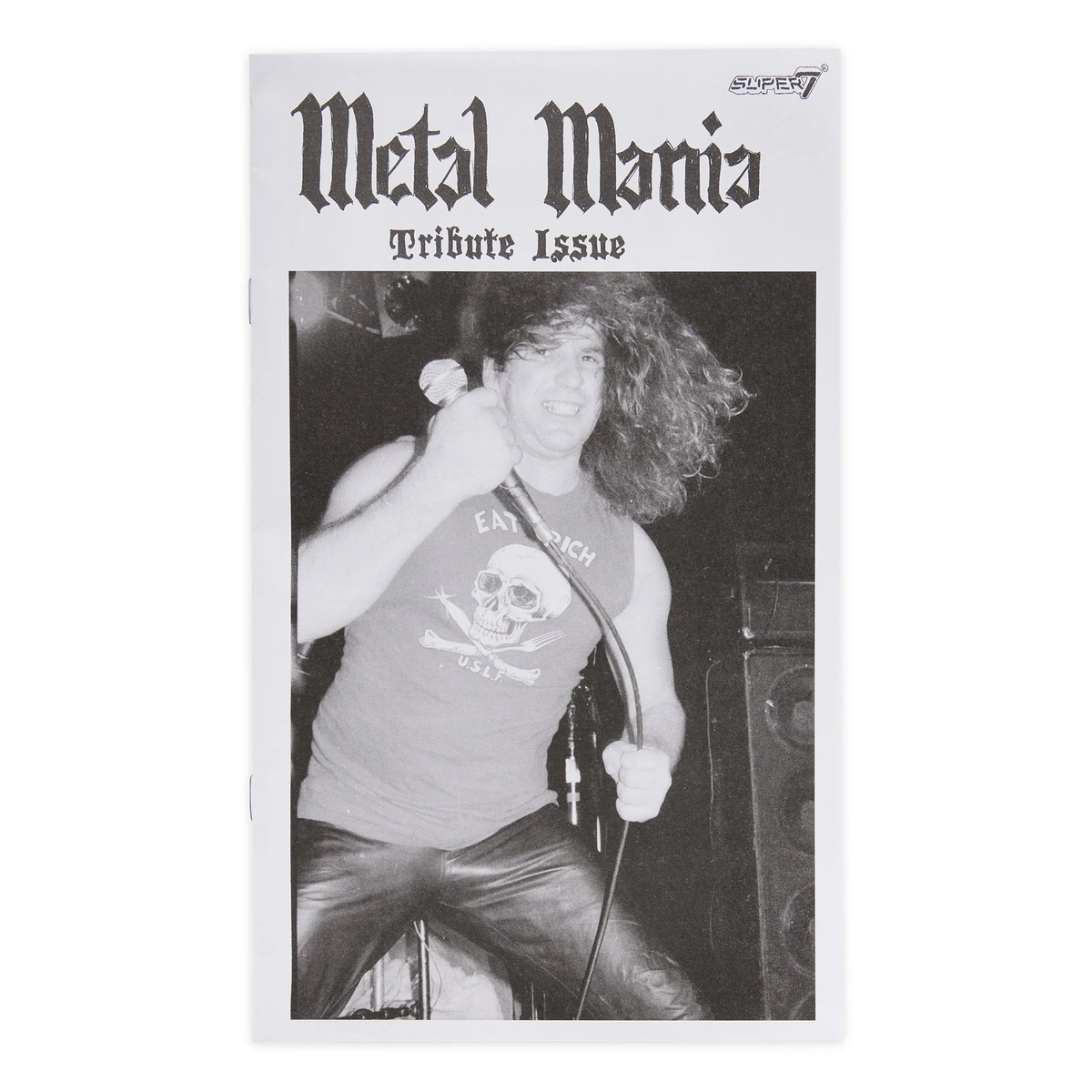 Super7 X Metal Mania Fanzine - Paul Baloff Reaction Figure Bundle