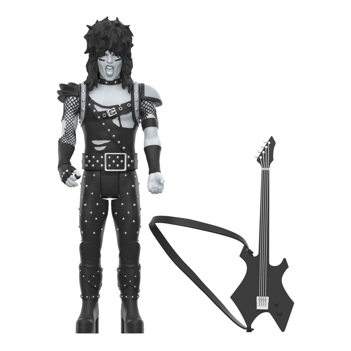 Super7 X Mötley Crüe - Nikki Sixx (Shout At The Devil B&W) Reaction Figure
