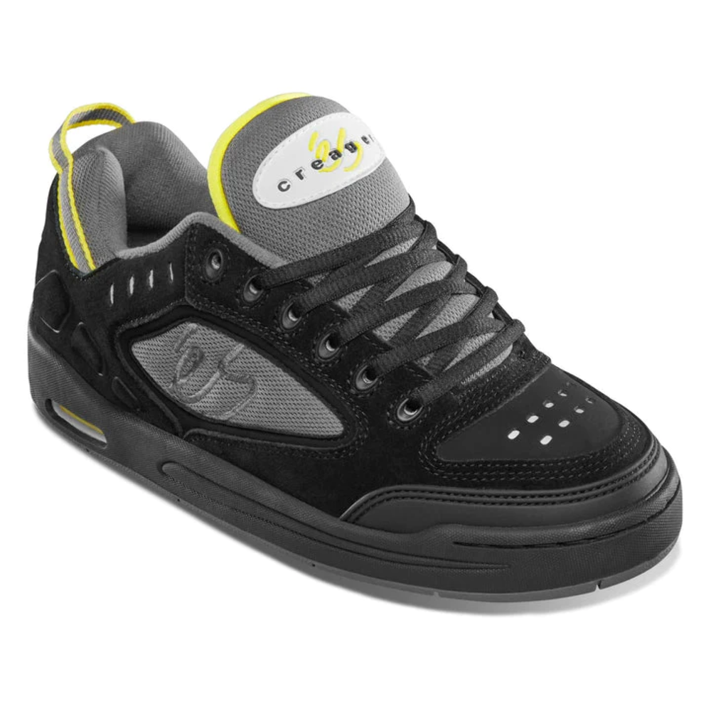 És The Creager Black/Grey Skateboard Shoes