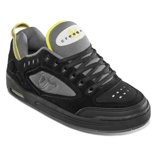 És The Creager Black/Grey Skateboard Shoes