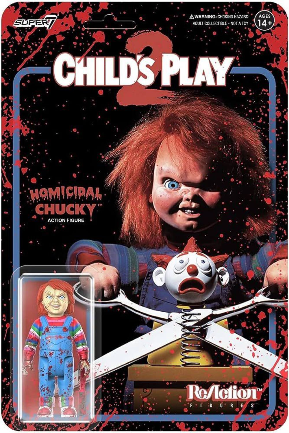 Super7 X Child'S Play - Homicidal Chucky Reaction Figure