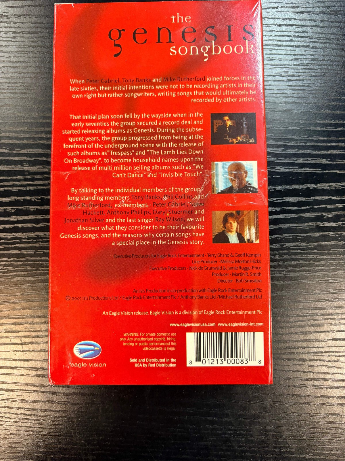 Genesis - The Genesis Songbook Vhs *New Sealed*