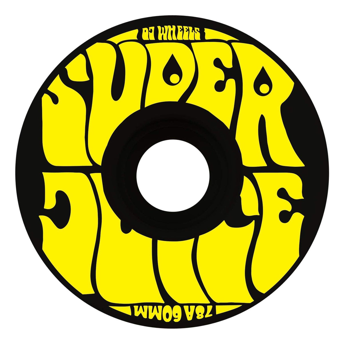 OJ Super Juice Black 60mm 78A Skateboard Wheels