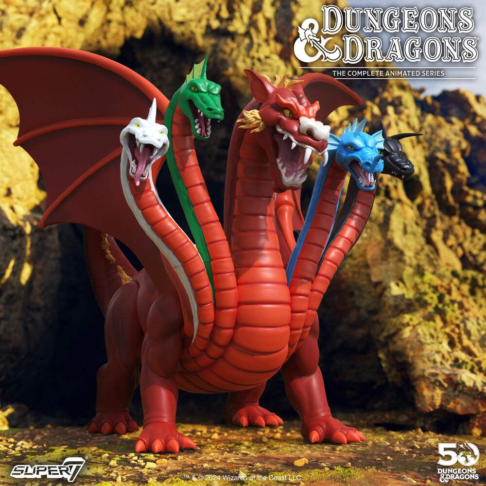 Super7 X Dungeons And Dragons Ultimates Tiamat Queen Of Evil Dragons