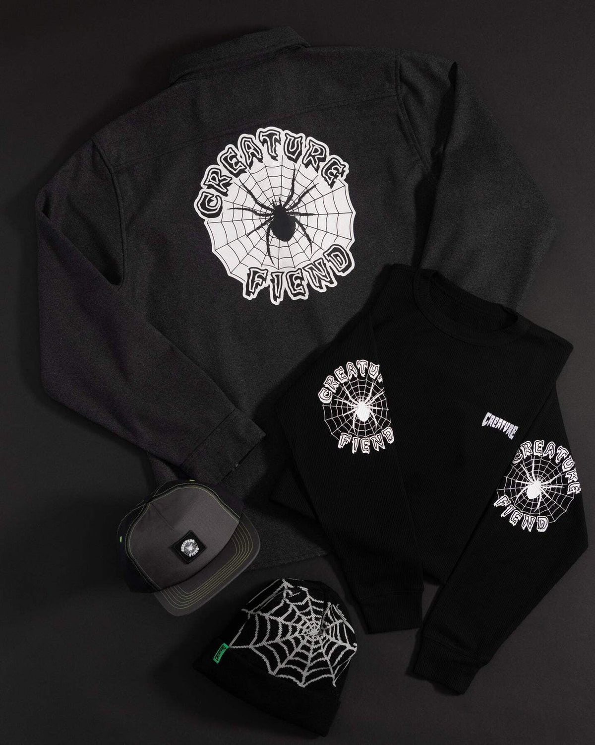 Creature Web L/S Flannel