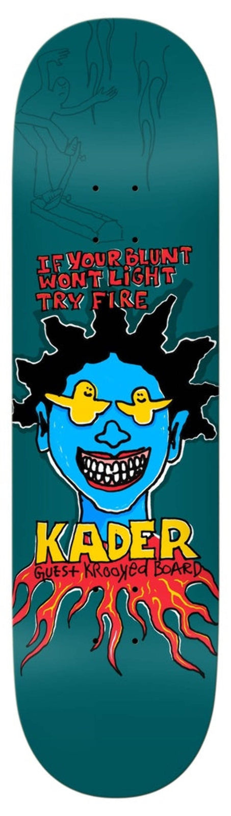 Krooked Kader Guest 8.5" Skateboard Deck