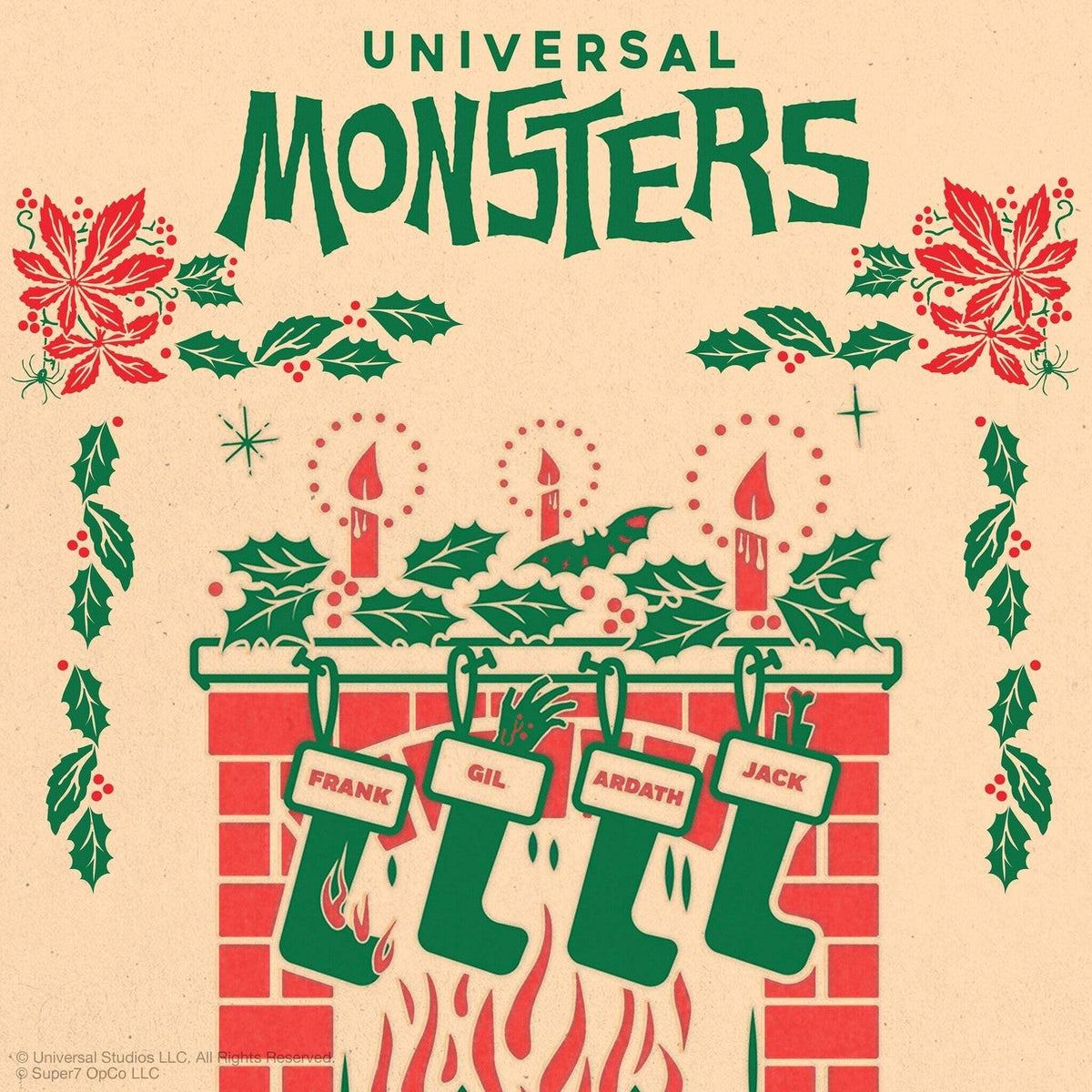 Super7 X Universal Monsters - Monster In My Stocking - Blind Box Flat