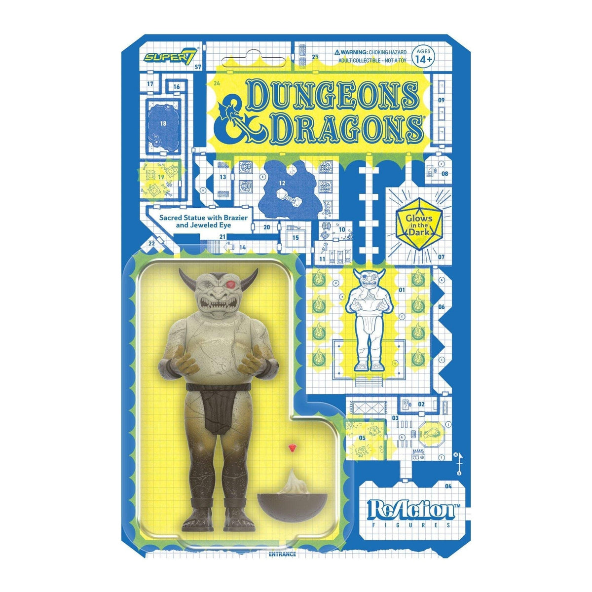 Super7 X Dungeons & Dragons - Sacred Statue (Glow-In-The-Dark) Reaction Figure