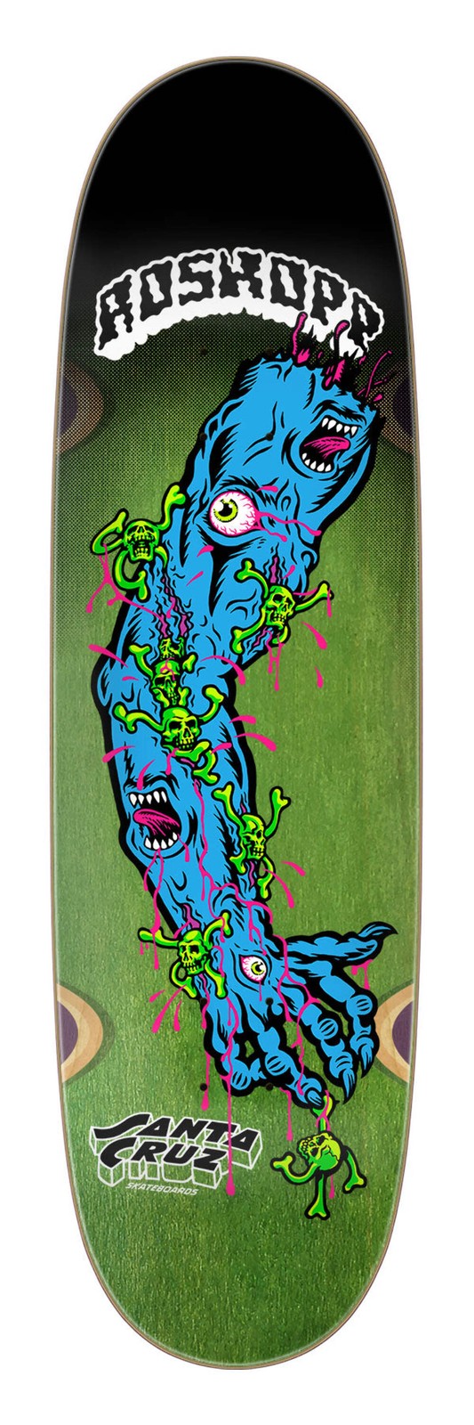Santa Cruz Rob Roskopp "Screaming Arm" 9" Egg Skateboard Deck