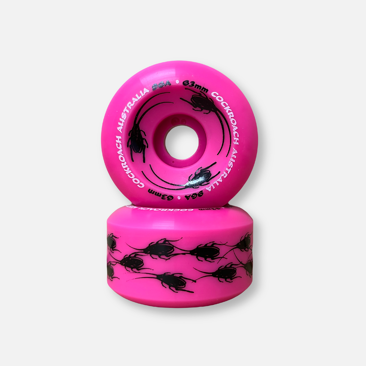 Cockroach Original Pink 63mm 96A Skateboard Wheels