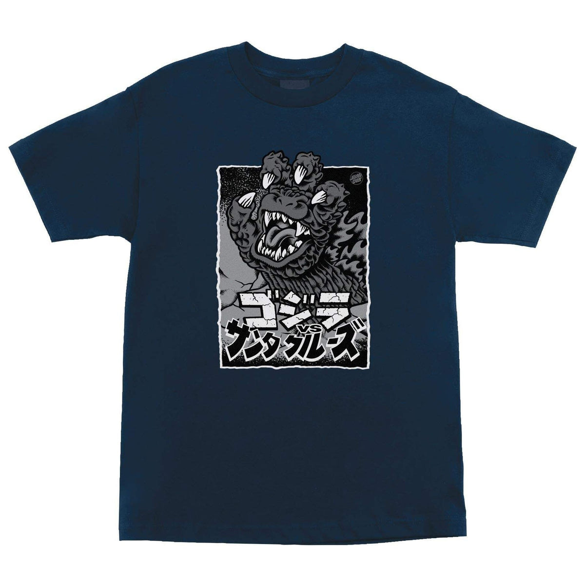 Santa Cruz X Godzilla Hand Front T-Shirt