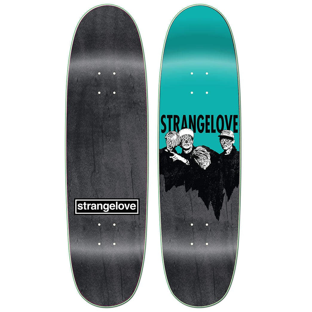 Strangelove "Consume II" Turquoise 8.5" Skateboard Deck