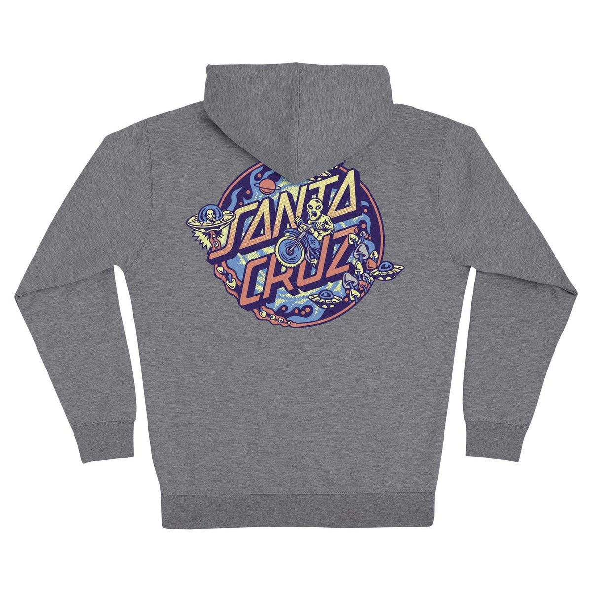 Santa Cruz Winkowski Dope Planet 2 Dot Zip-Up Hooded Sweatshirt