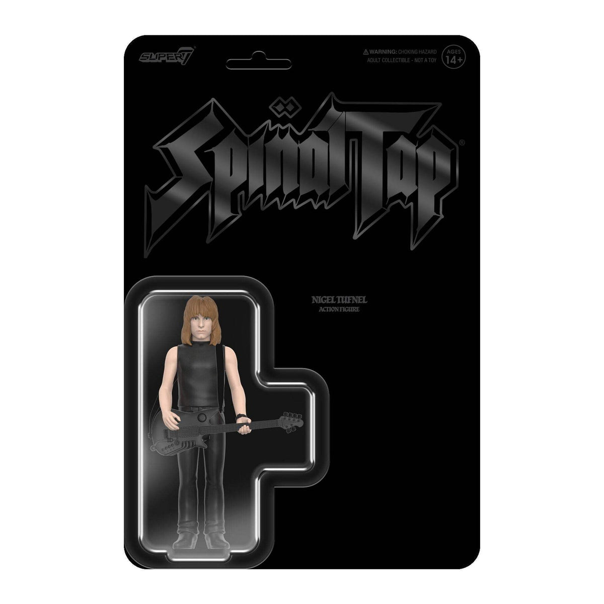 Super7 X Spinal Tap - Nigel Tufnel (None More Black) - Reaction Figure