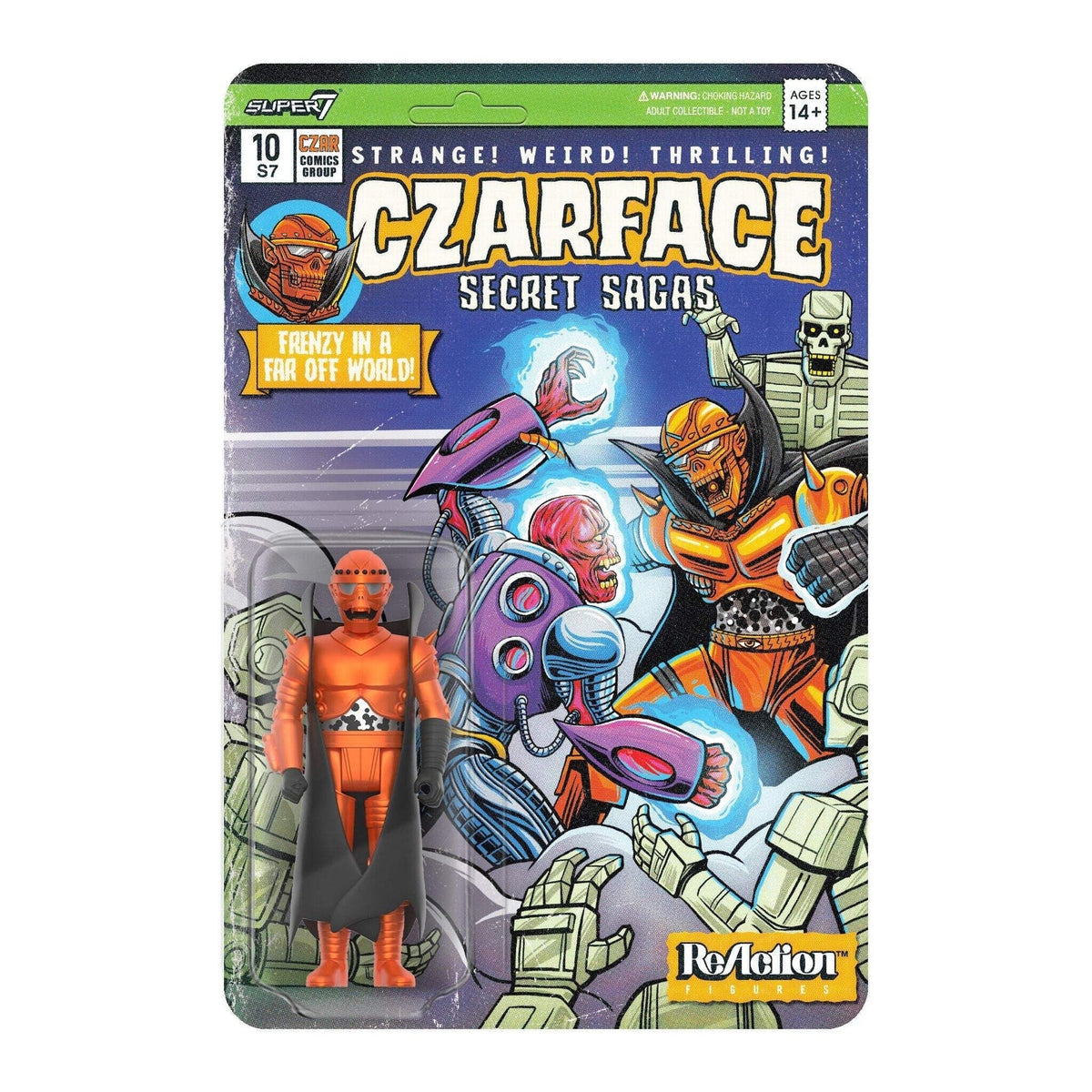 Super7 X Czarface (Orange & Black) Reaction Figure