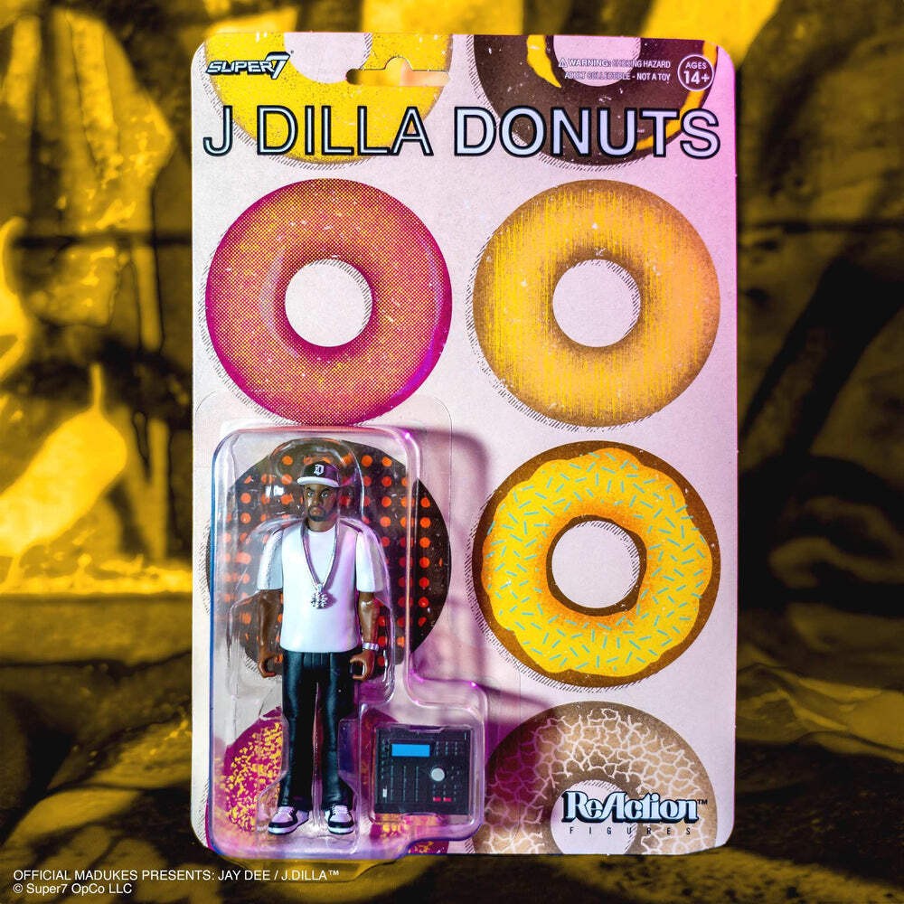 Super7 X J Dilla (Donuts - Album Cover) Wave 02 Reaction Figure
