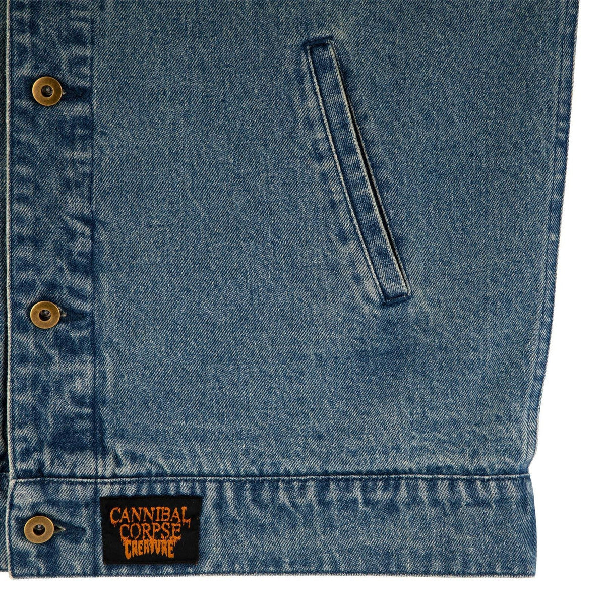 Creature X Cannibal Corpse Denim Vest