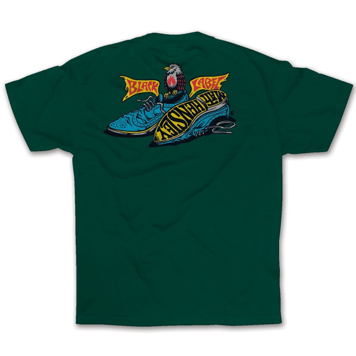 Black Label Skateboards Matt Hensley "Wingtips" T-Shirt