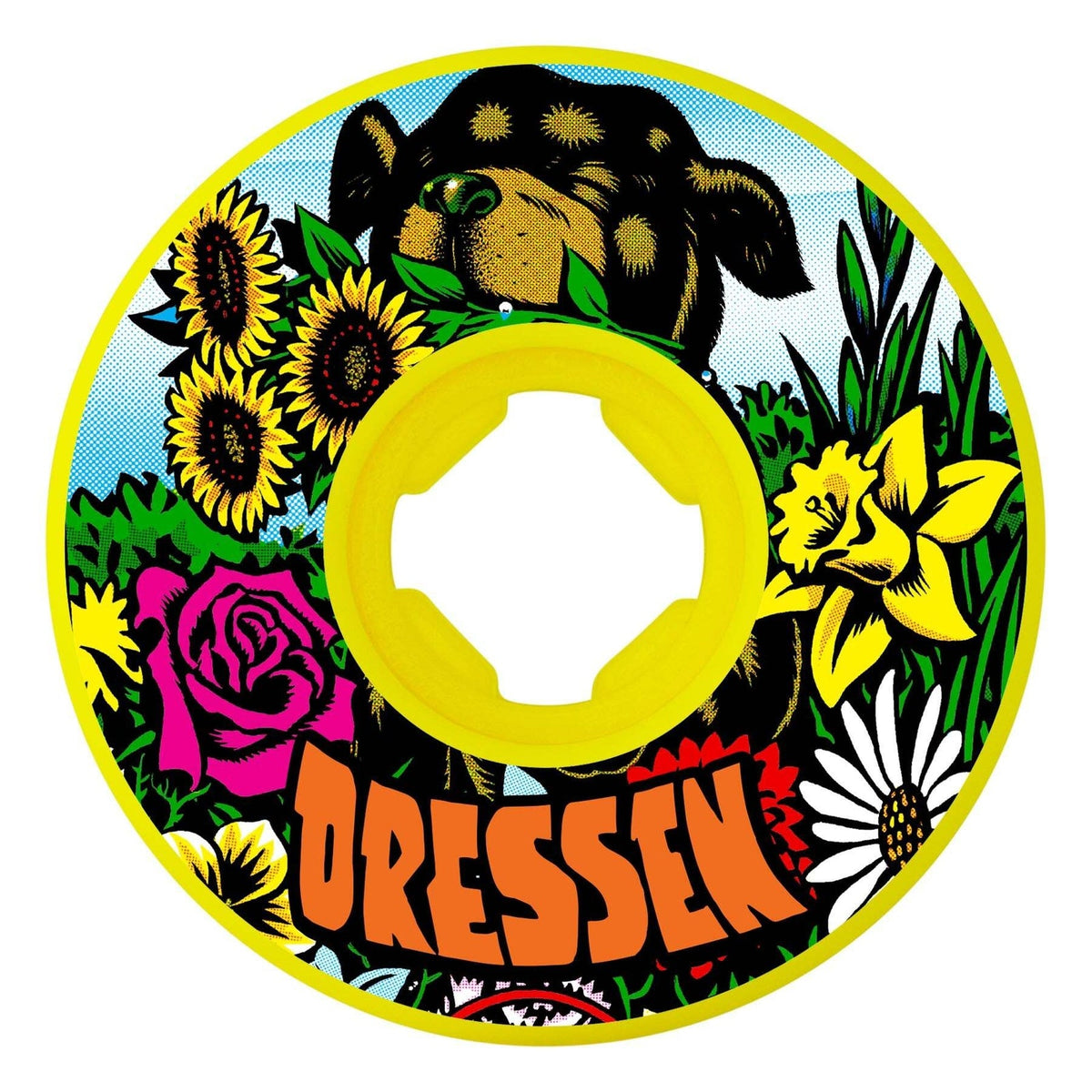 Slime Balls Eric Dressen Pup Vomit Mini Green Hardline 55mm 97A Skateboard Wheel