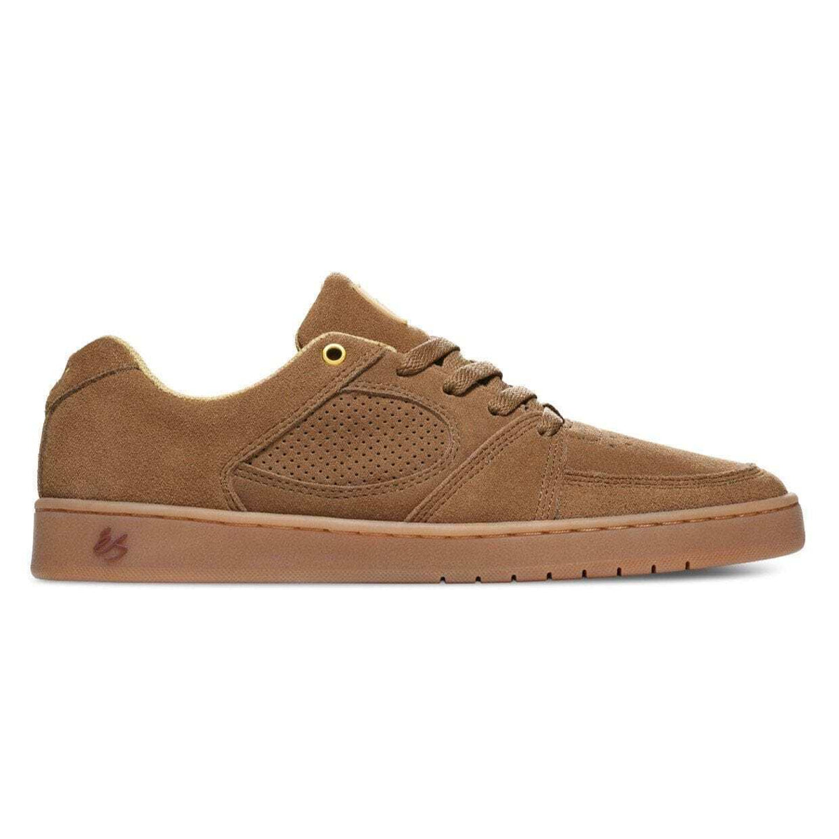 Es Accel Slim Brown/Gum Skate Shoes