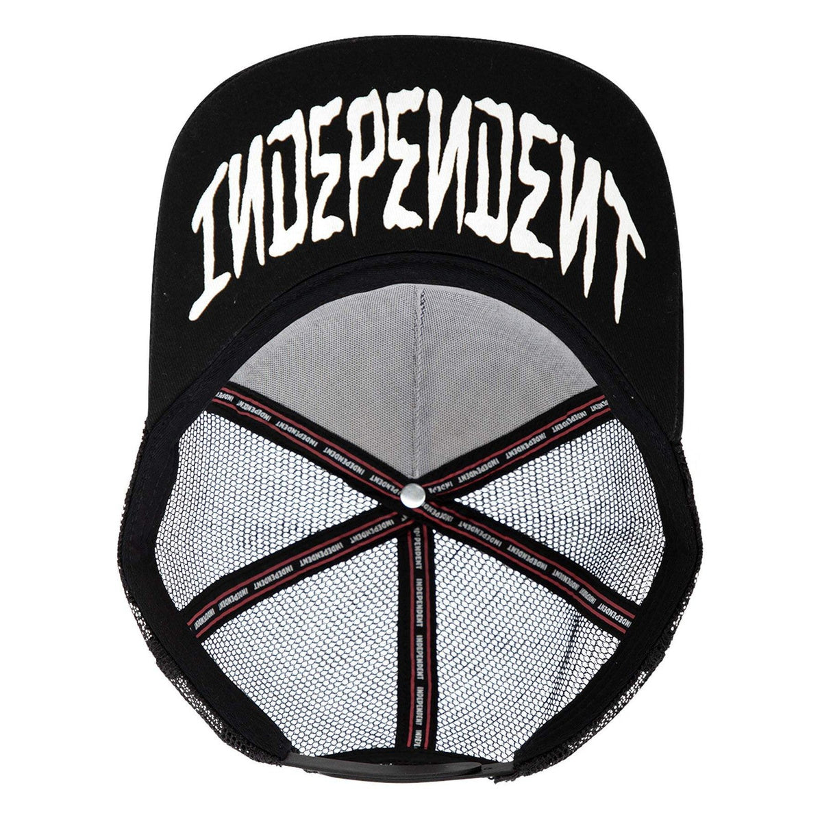 Independent Dressen Skull Rose Snapback Structured Hat