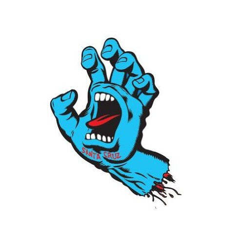 Santa Cruz Skateboards Screaming Hand 3" Sticker