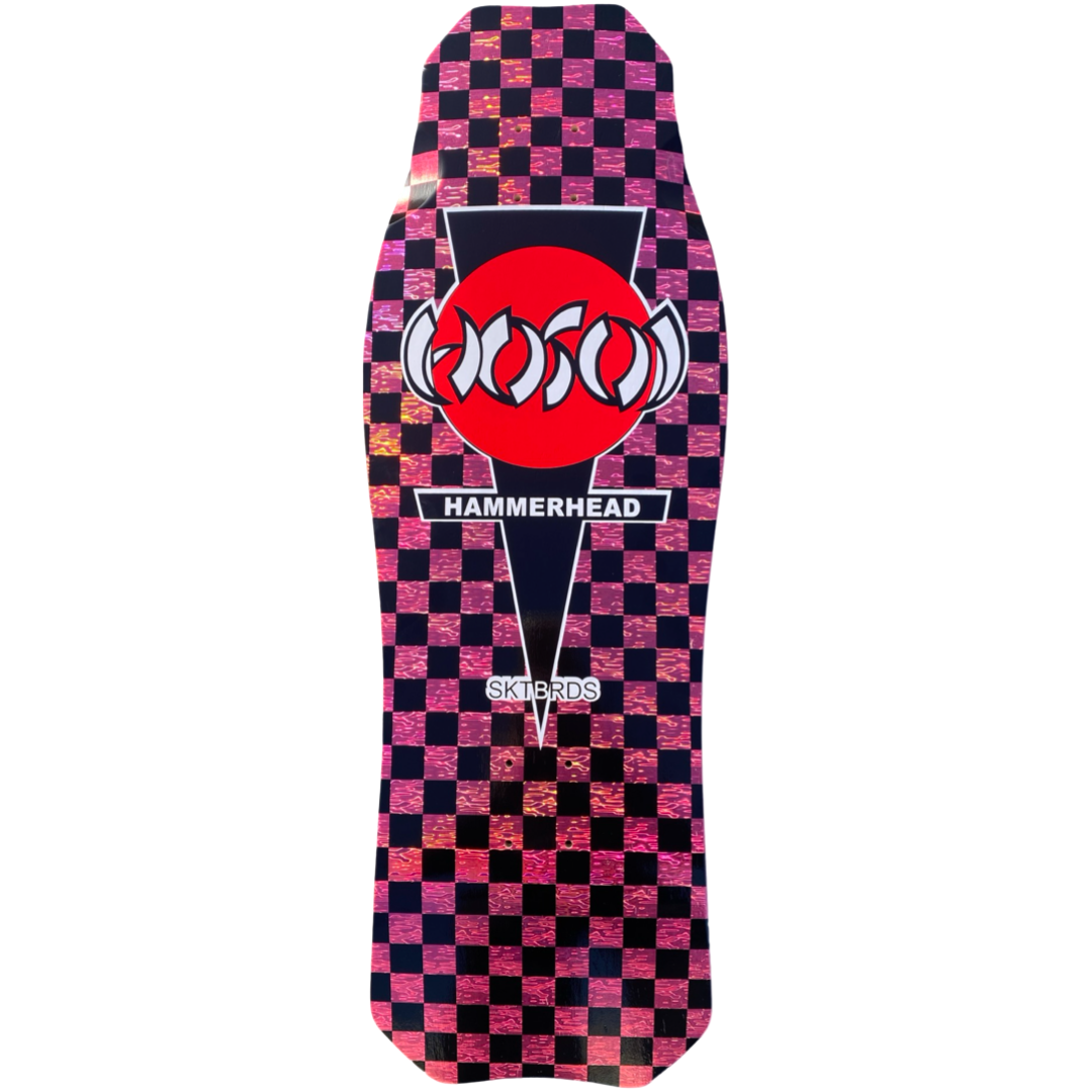 Hosoi Sparkle Rose Checkered Valentine 2026 OG Hammerhead LTD 10.5" Skateboard Deck