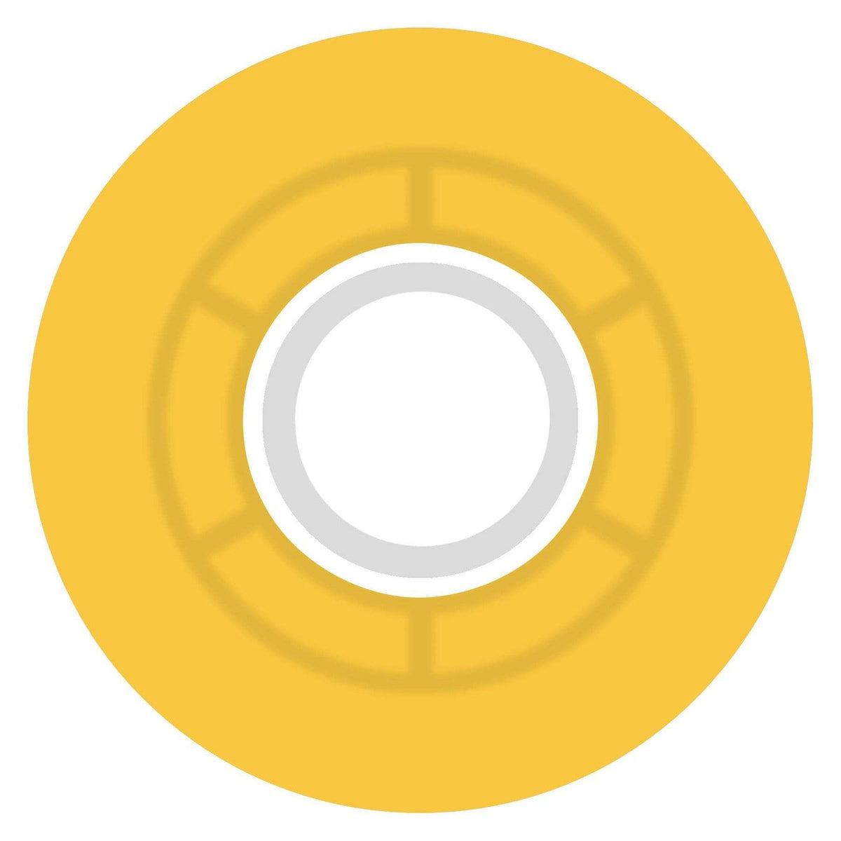 Ricta Clouds Transparent Citrus White 55mm 78A Skateboard Wheels