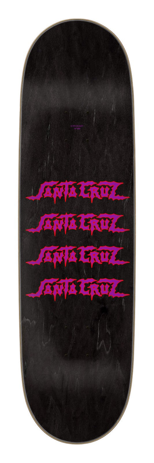 Santa Cruz Rob Pace "Deathtrap Remix" Violet 8.7" Skateboard Deck