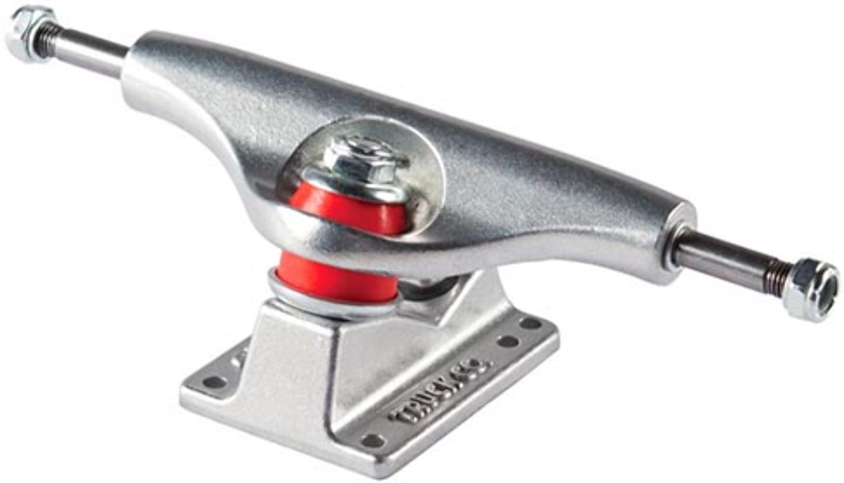 Gullwing Shadow DLX Silver 8" Skateboard Trucks (Set of 2)