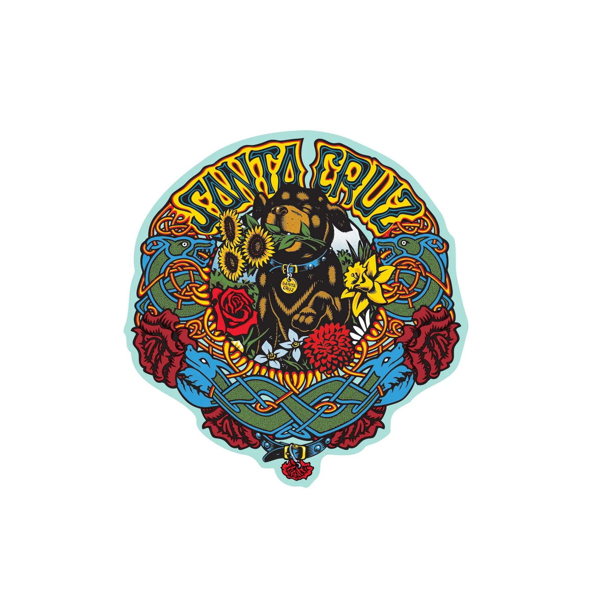 Santa Cruz Eric Dressen Mash Up 5" Sticker