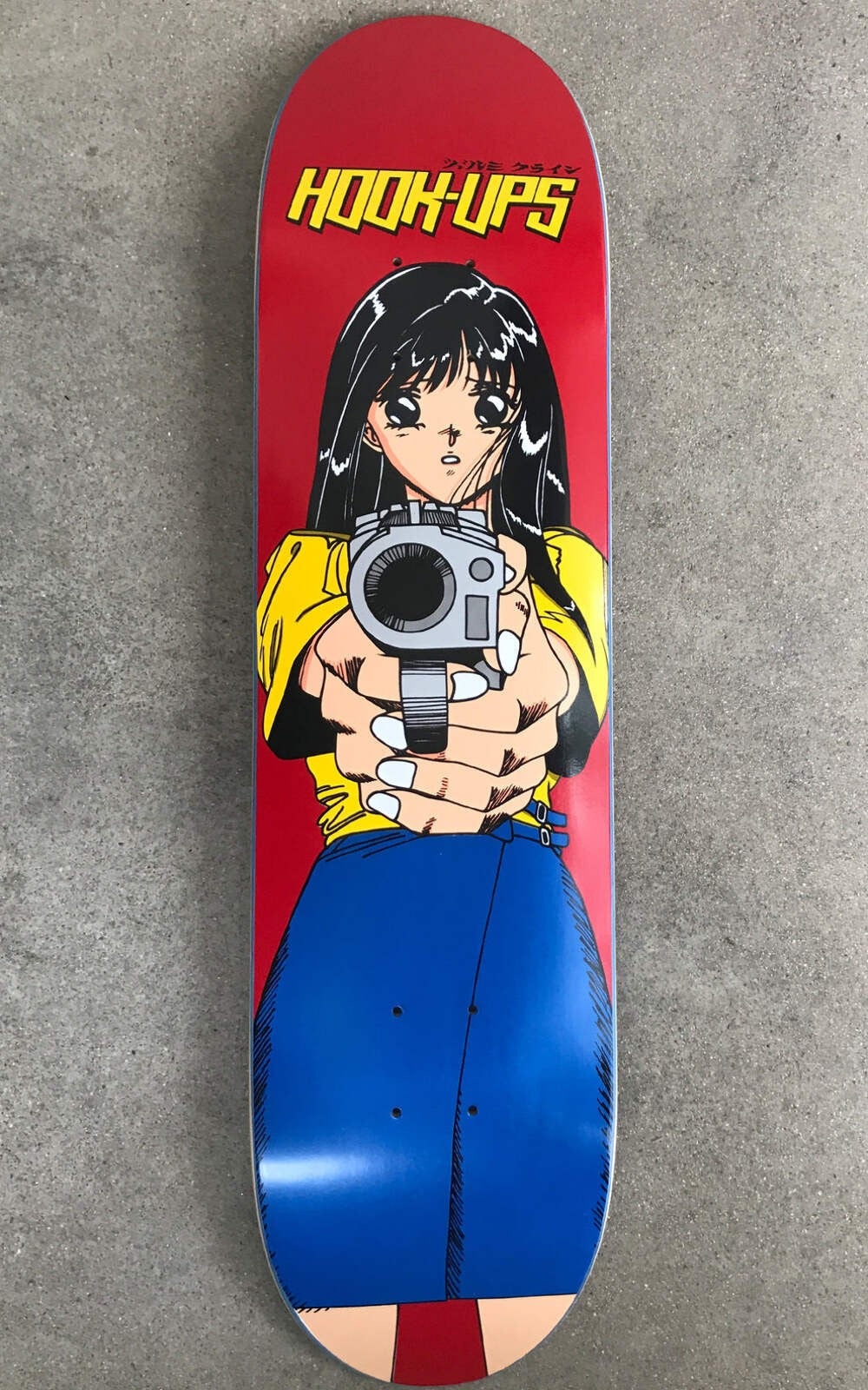 Hook Ups Barrel Of A Gun 8" Skateboard Deck