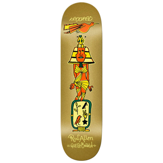 Krooked Ron Allen Guest Gold 8.25" Skateboard Deck