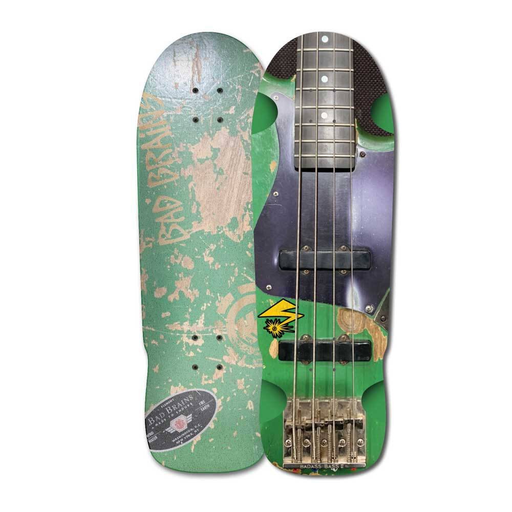 Element Bad Brains "Bass Guitar" 9.5" Slightly Used Complete Skateboard