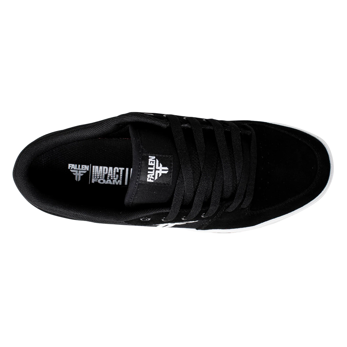 Fallen Patriot Black/White Skateboard Shoes