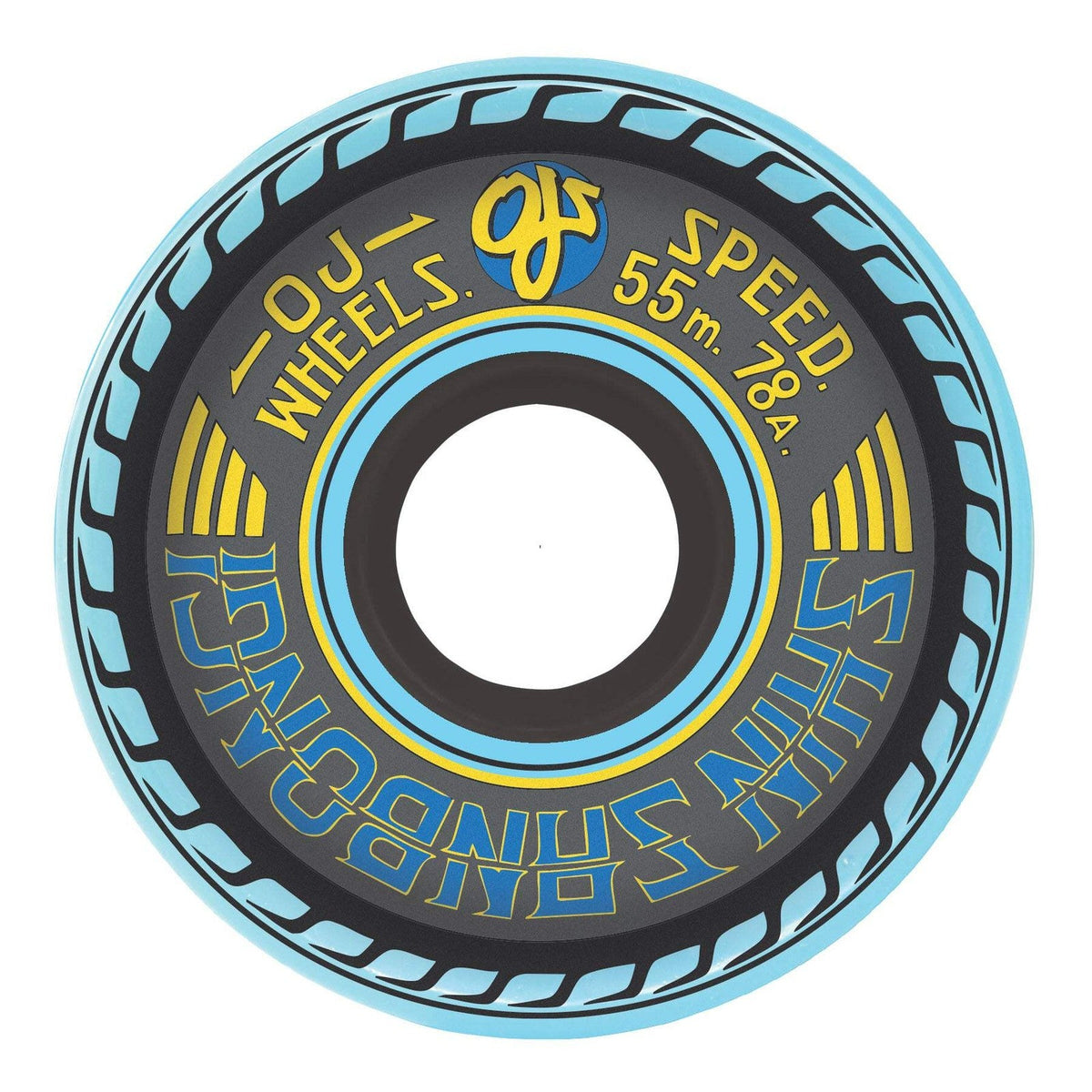 OJ Shin Sanbongi Mini Super Juice Blue 55mm 78A Skateboard Wheels