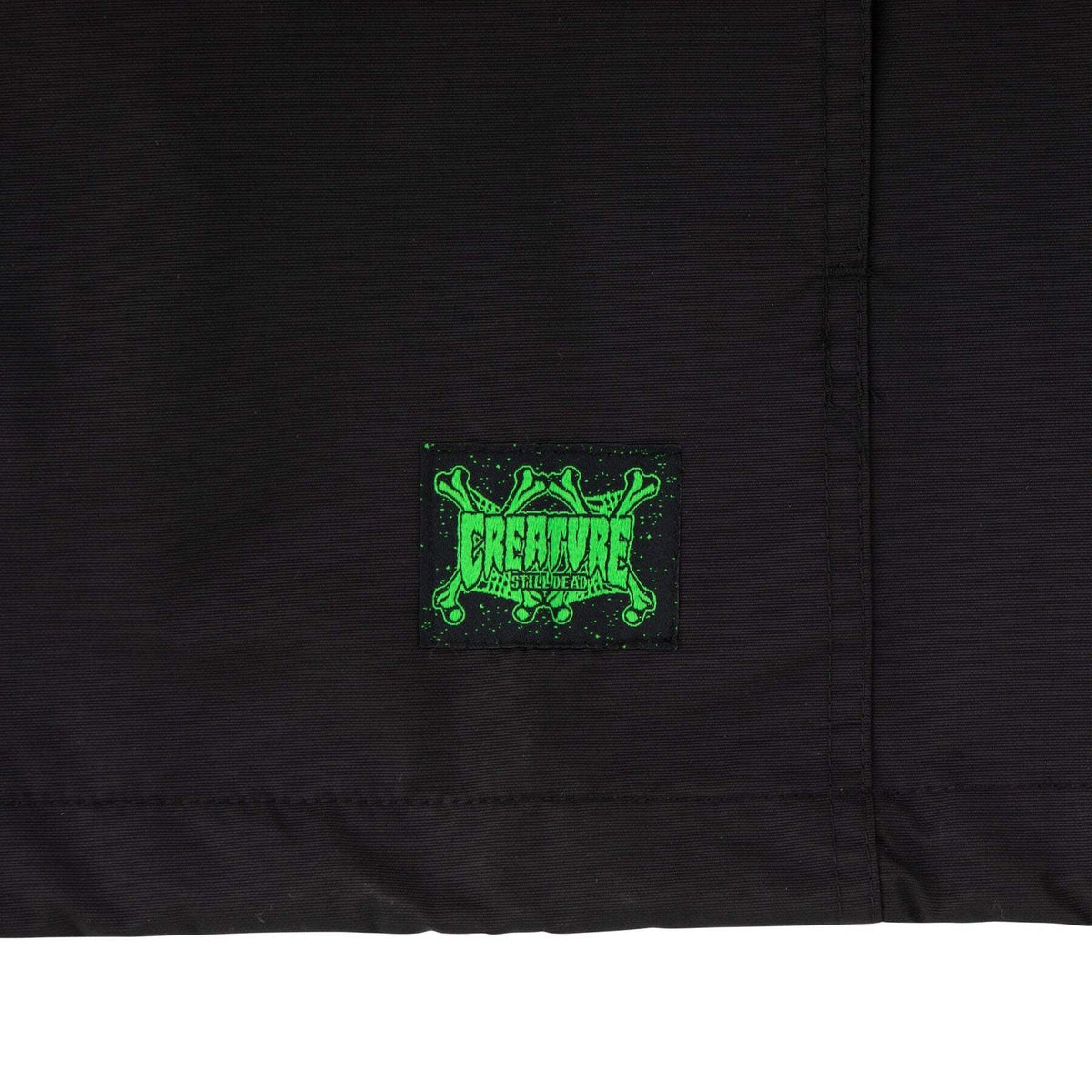 Creature Patent Hooded Windbreaker